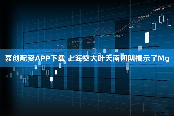 嘉创配资APP下载 上海交大叶天南团队揭示了Mg